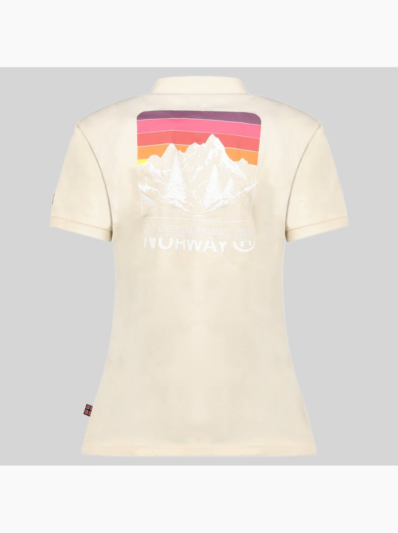 Polo kumping – geographical norway Crème - Kiabi