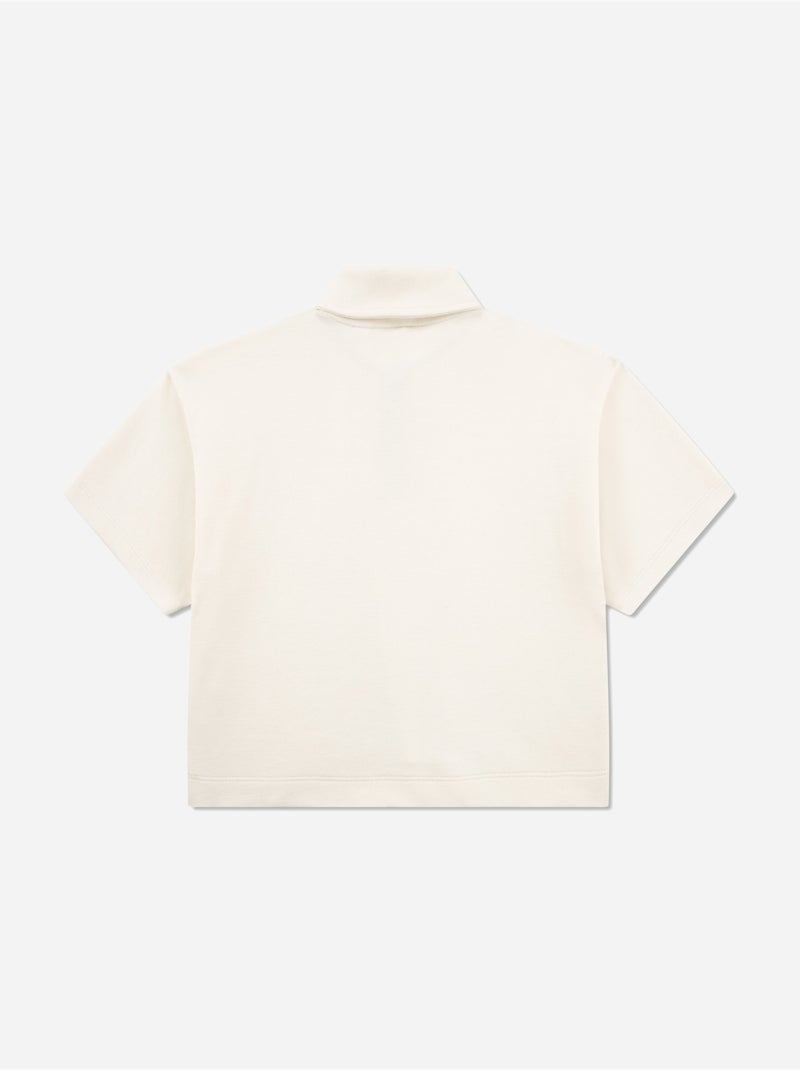 Polo Lacoste à manches courtes Ecru - Kiabi