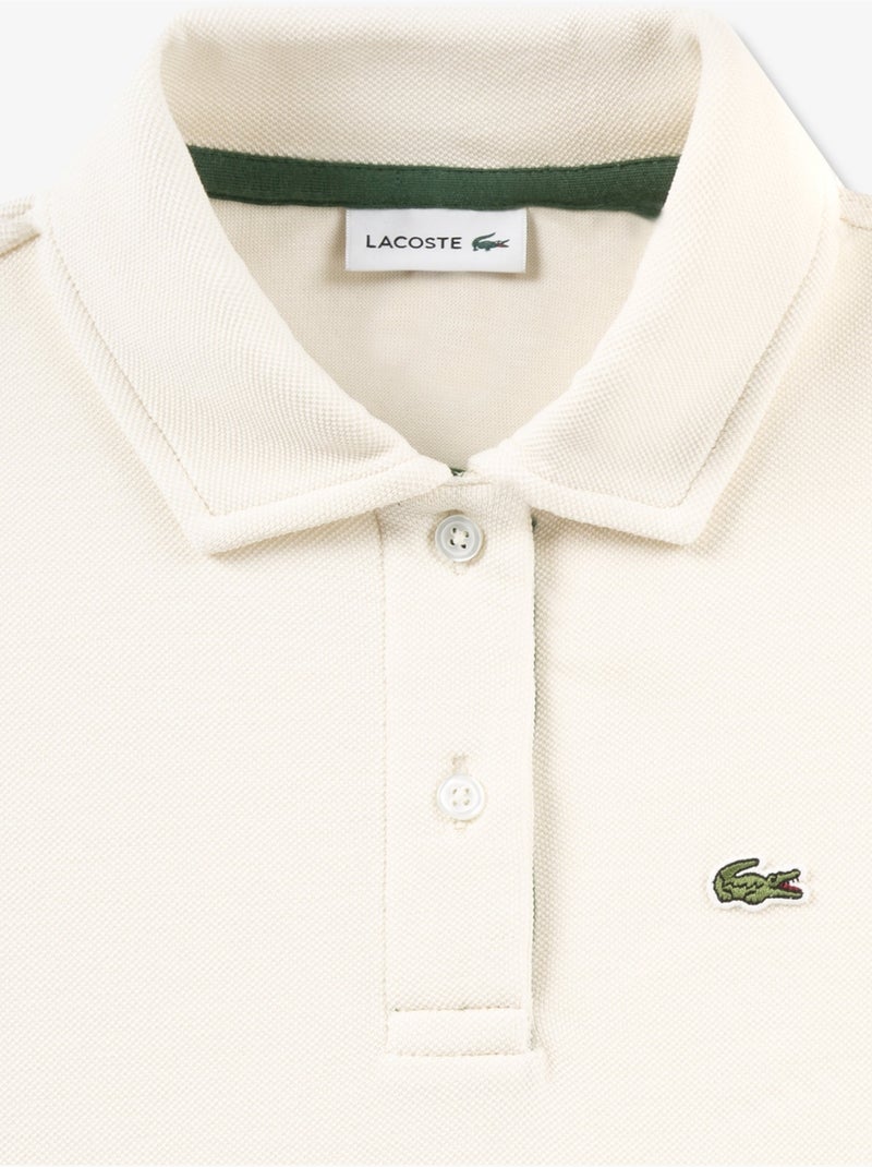 Polo Lacoste à manches courtes Ecru - Kiabi