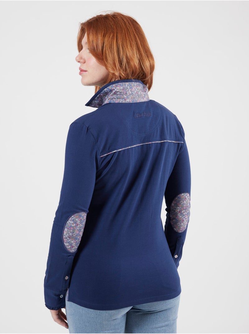 POLO LADY CASUAL ROYAL Bleu - Kiabi