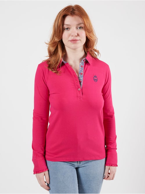POLO LADY FUCHSIA CASUAL ROYAL - Kiabi