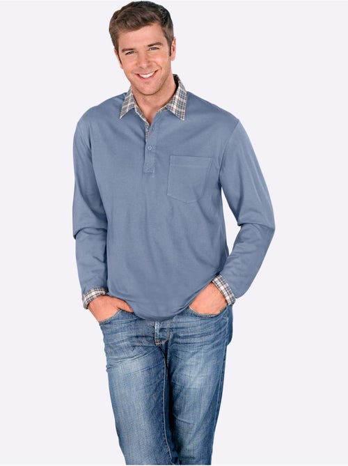 Polo l'élégance d'une chemise - taille standard - moda vilona - Kiabi