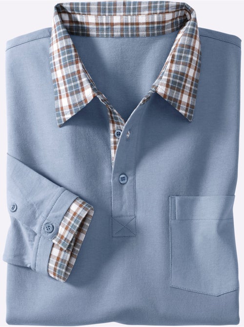 Polo l'élégance d'une chemise - taille standard - moda vilona - Kiabi