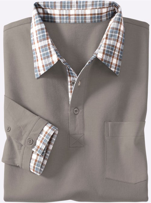 Polo l'élégance d'une chemise - taille standard - moda vilona - Kiabi