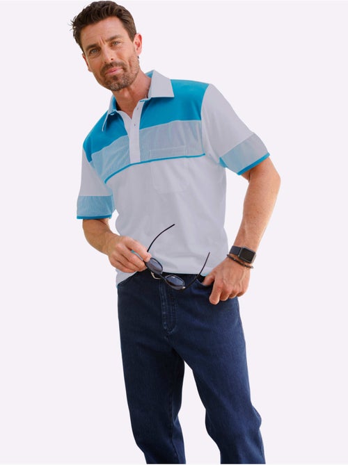Polo L'élégance D'une Chemise - Taille Standard - Witt - Kiabi Polo L'élégance D'une Chemise - Taille Standard - Witt - Kiabi