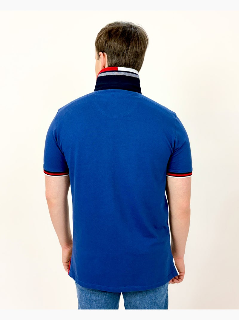 POLO LEONARD CASUAL Bleu - Kiabi
