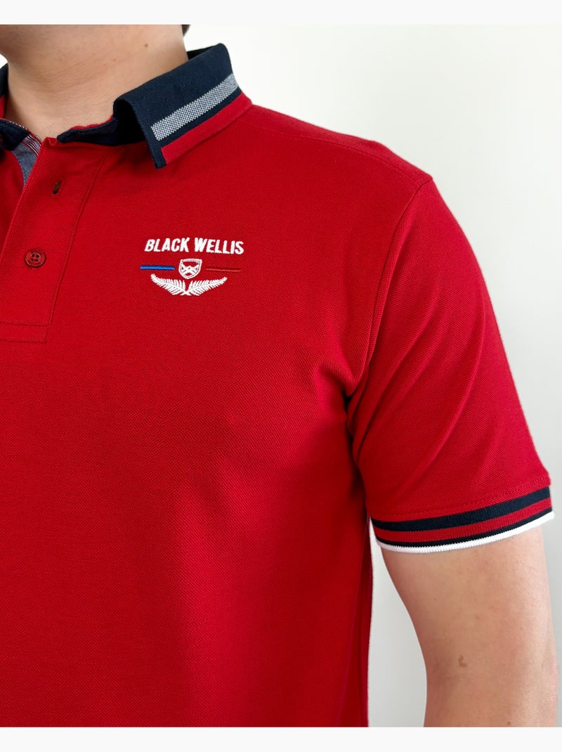 POLO LEONARD CHIC Rouge - Kiabi