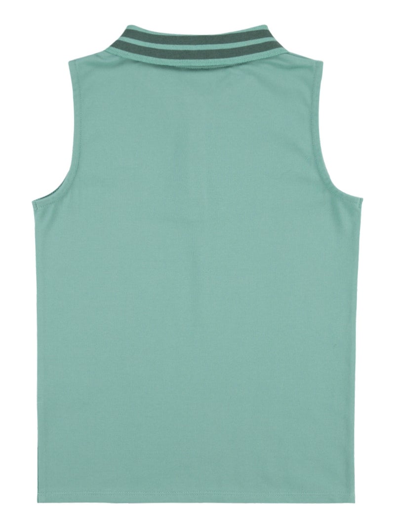 Polo Levi's Kids sans manches Vert - Kiabi