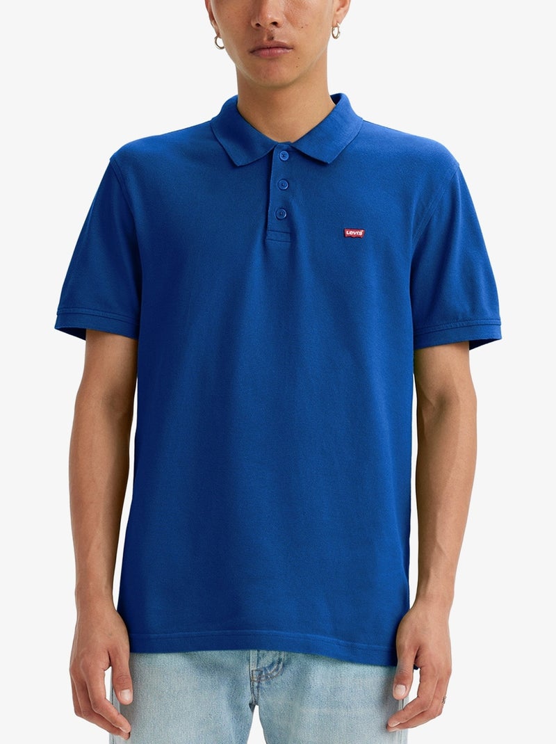 Polo Levi's manches courtes Bleu électrique - Kiabi