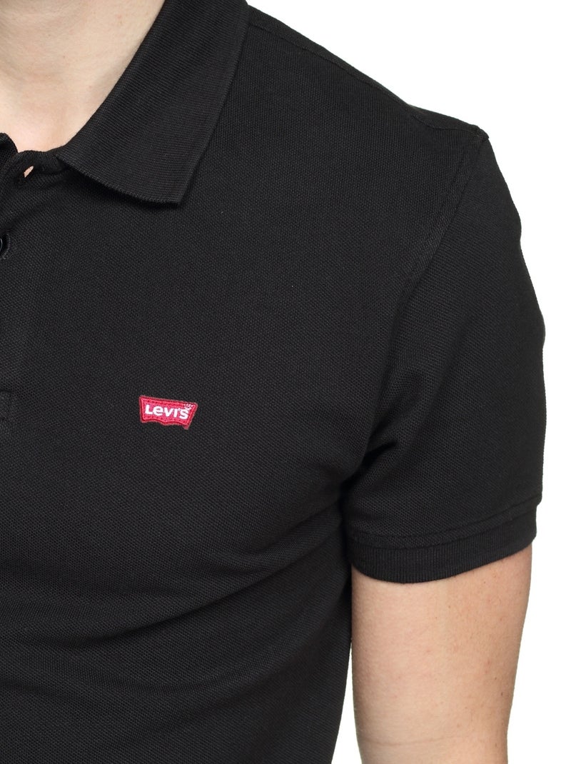 Polo Levi's manches courtes Noir - Kiabi