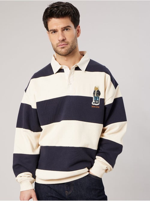 Polo loose homme en 100% coton 'deeluxe' - Kiabi