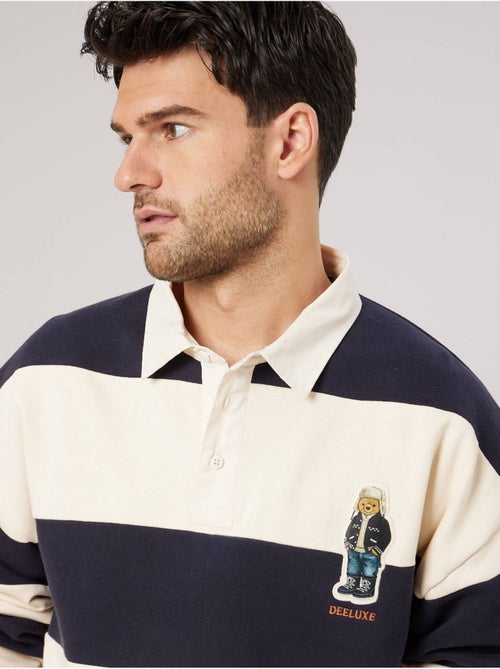 Polo loose homme en 100% coton 'deeluxe' - Kiabi