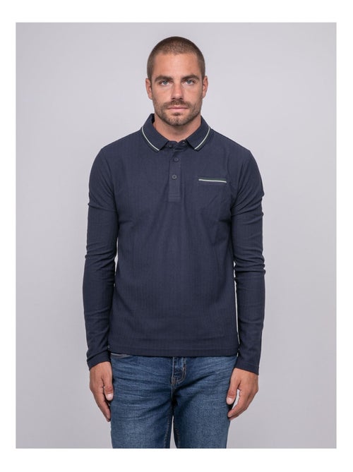 Polo maille heringbone PASTITCH - Kiabi