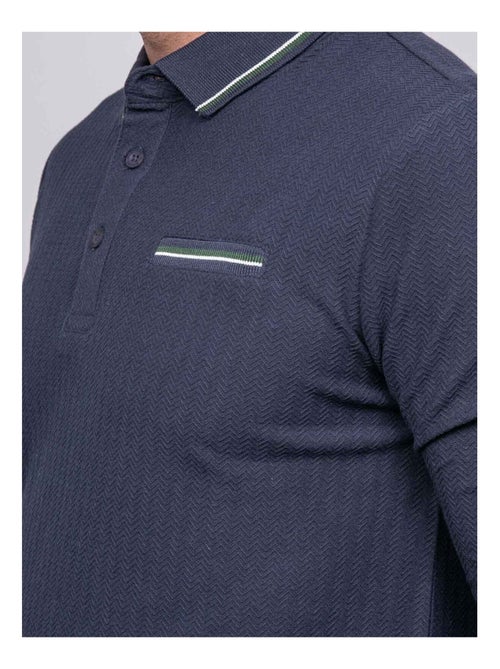 Polo maille heringbone PASTITCH - Kiabi