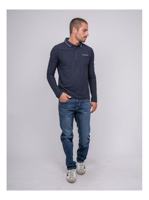 Polo maille heringbone PASTITCH - Kiabi