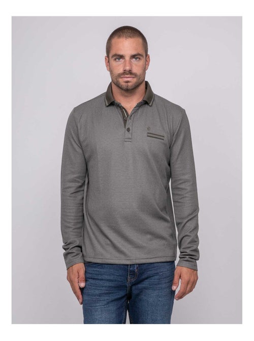 Polo maille jacquard PALYPSO - Kiabi