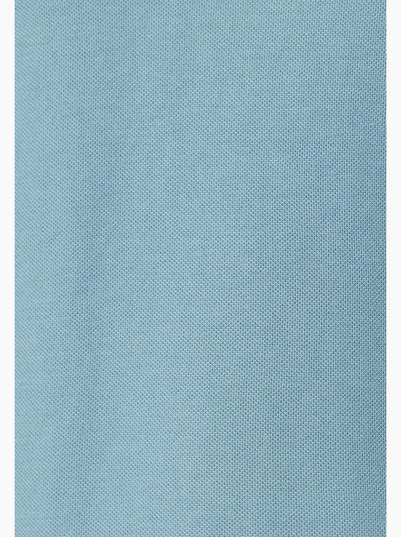 Polo maille piquée - Happy D. by Damart Bleu clair - Kiabi