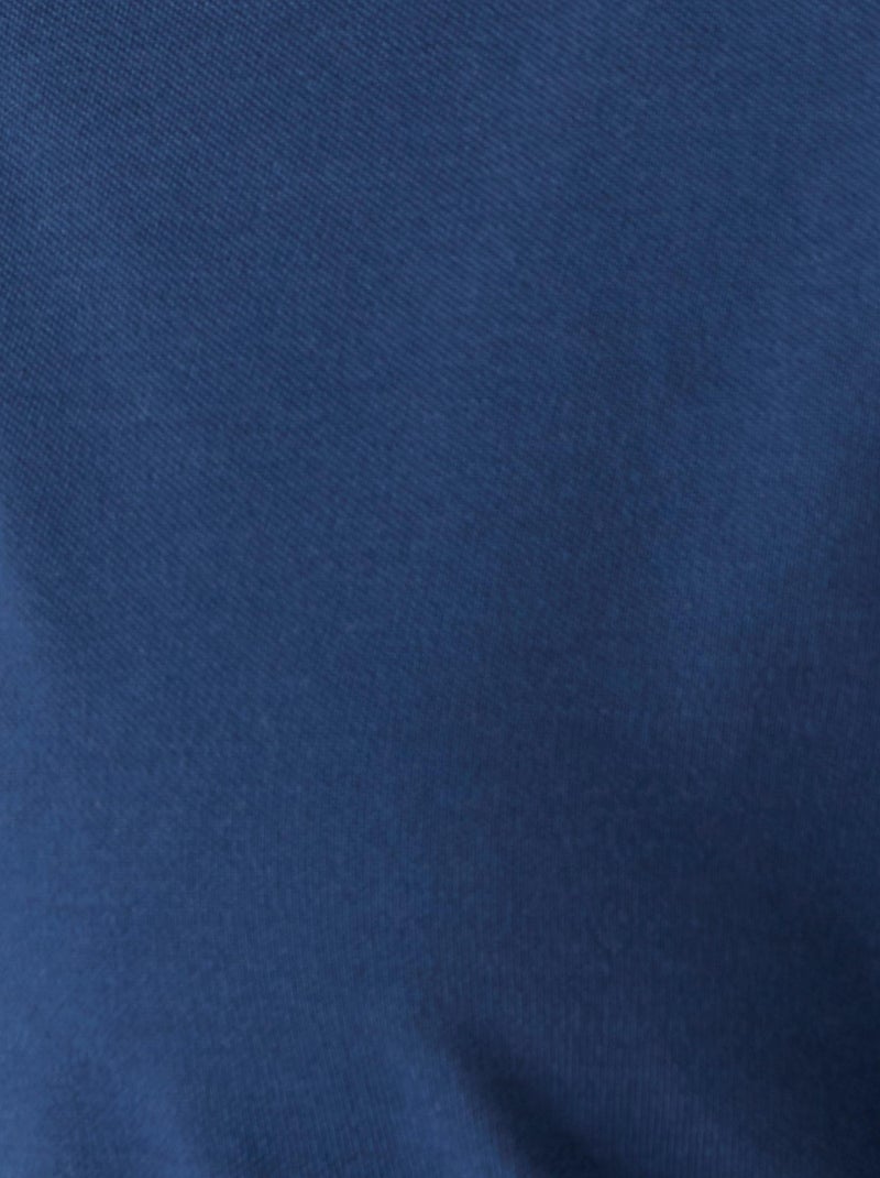 Polo maille piquée - Happy D. by Damart Bleu marine - Kiabi