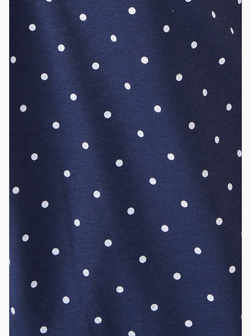 Polo maille piquée - Happy D. by Damart Bleu marine - Kiabi