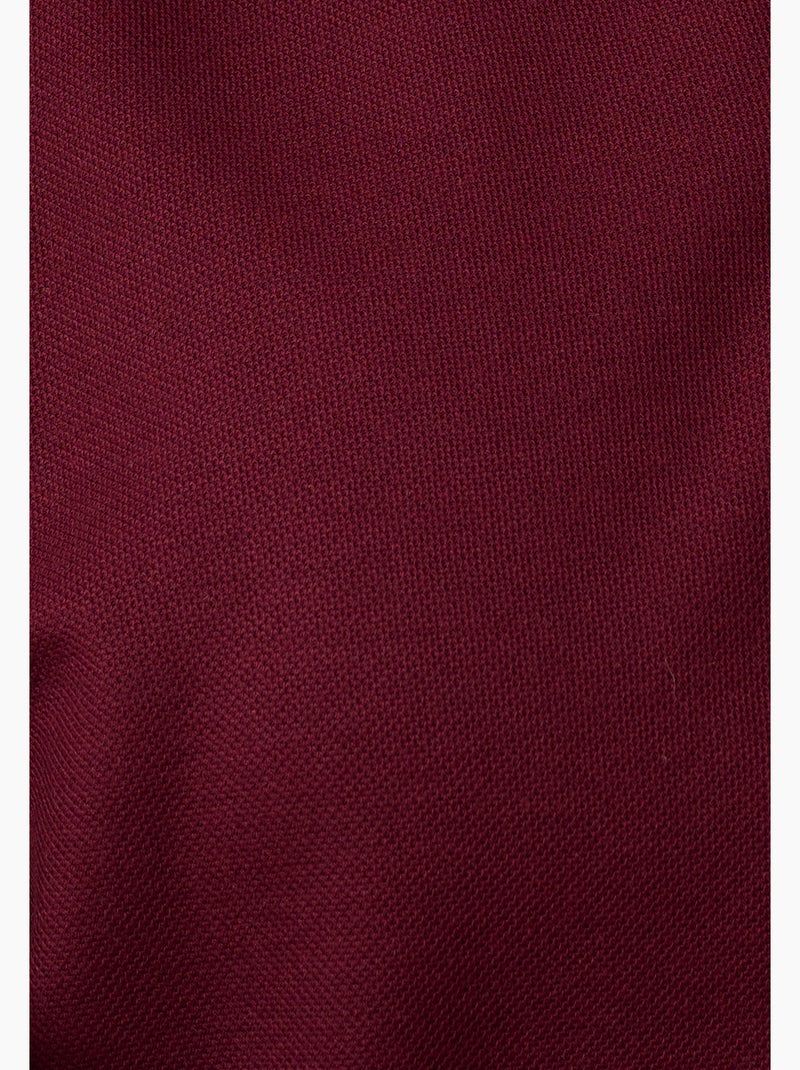 Polo maille piquée - Happy D. by Damart Bordeaux - Kiabi