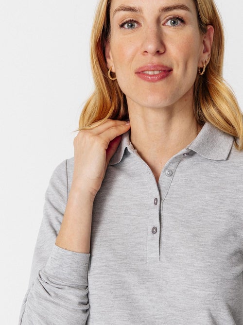 Polo maille piquée - Happy D. by Damart - Kiabi