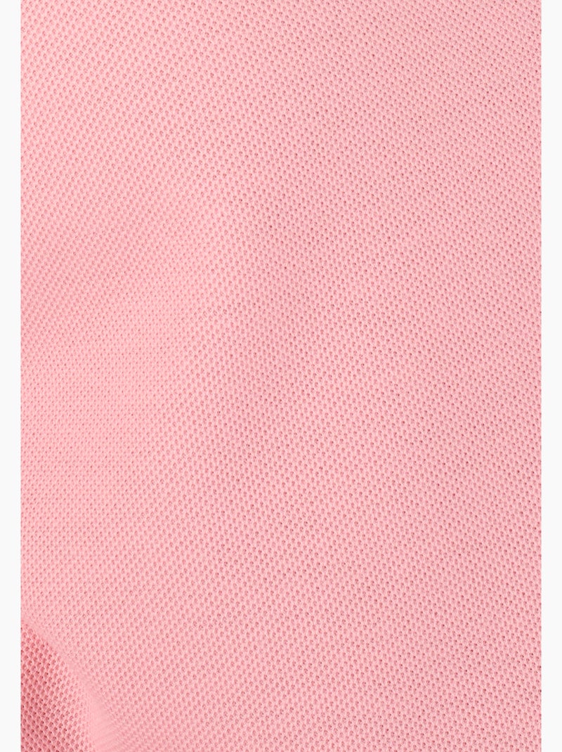 Polo maille piquée - Happy D. by Damart Rose bonbon - Kiabi