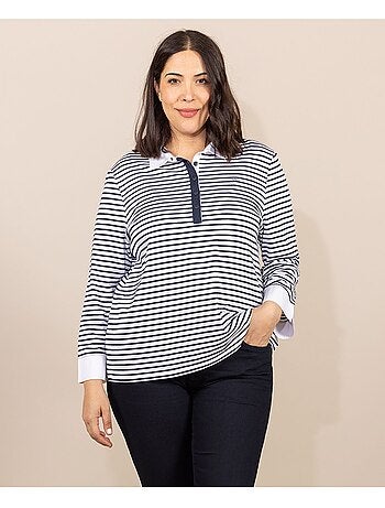 Polo manches 3/4 - Terre de Marins