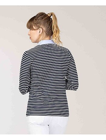 Polo manches 3/4 - Terre de Marins