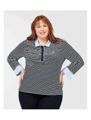 Polo manches 3/4 - Terre de Marins