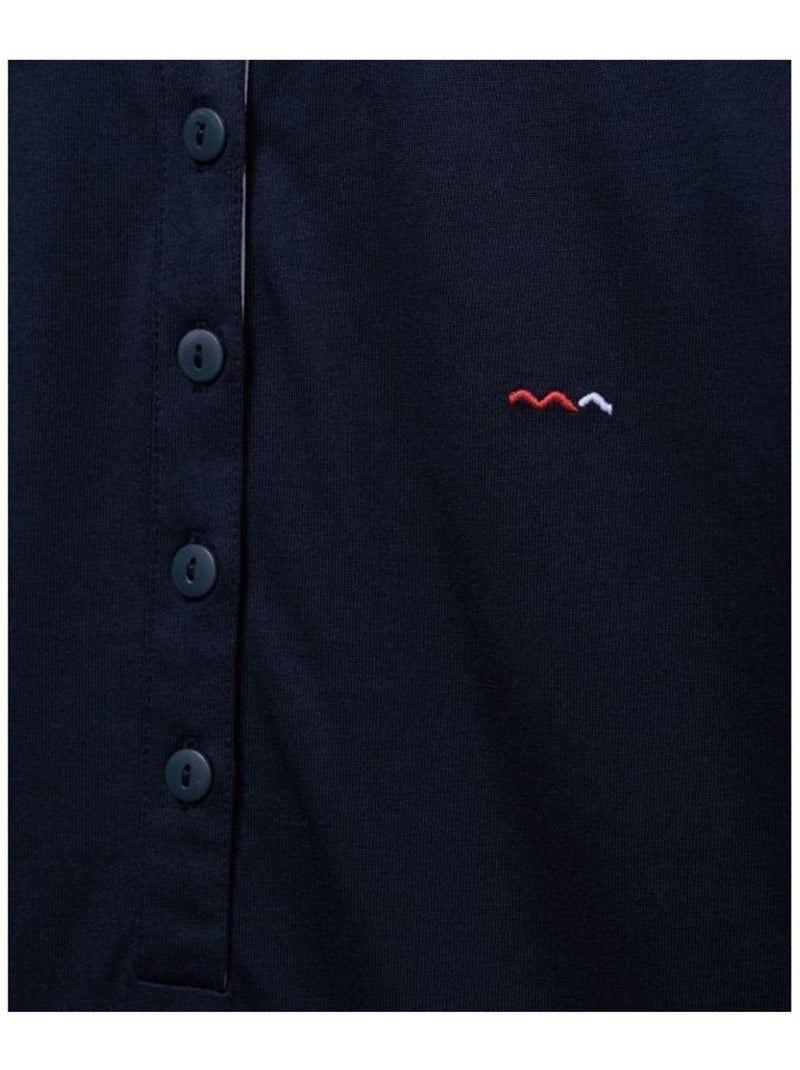 Polo manches 3/4 - Terre de Marins Bleu - Kiabi
