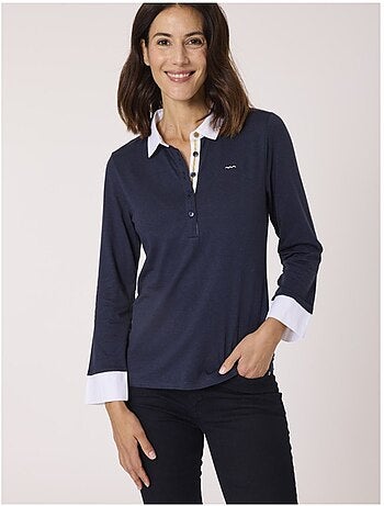 Polo manches 3/4 - Terre de Marins