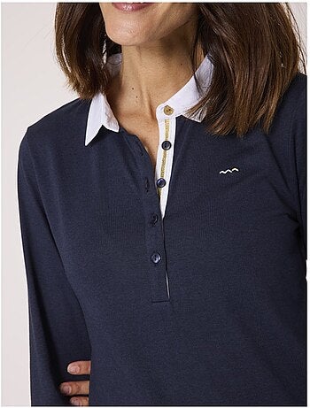 Polo manches 3/4 - Terre de Marins