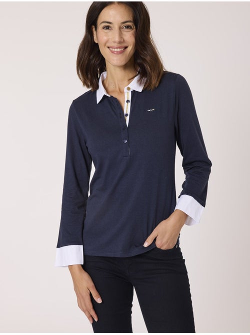 Polo manches 3/4 - Terre de Marins - Kiabi