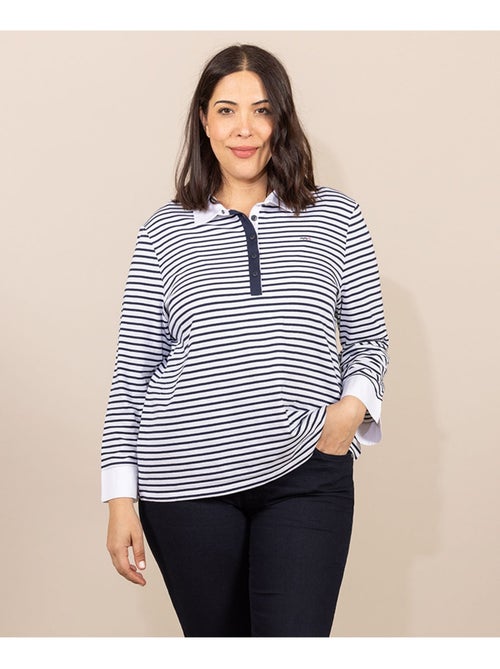 Polo manches 3/4 - Terre de Marins - Kiabi