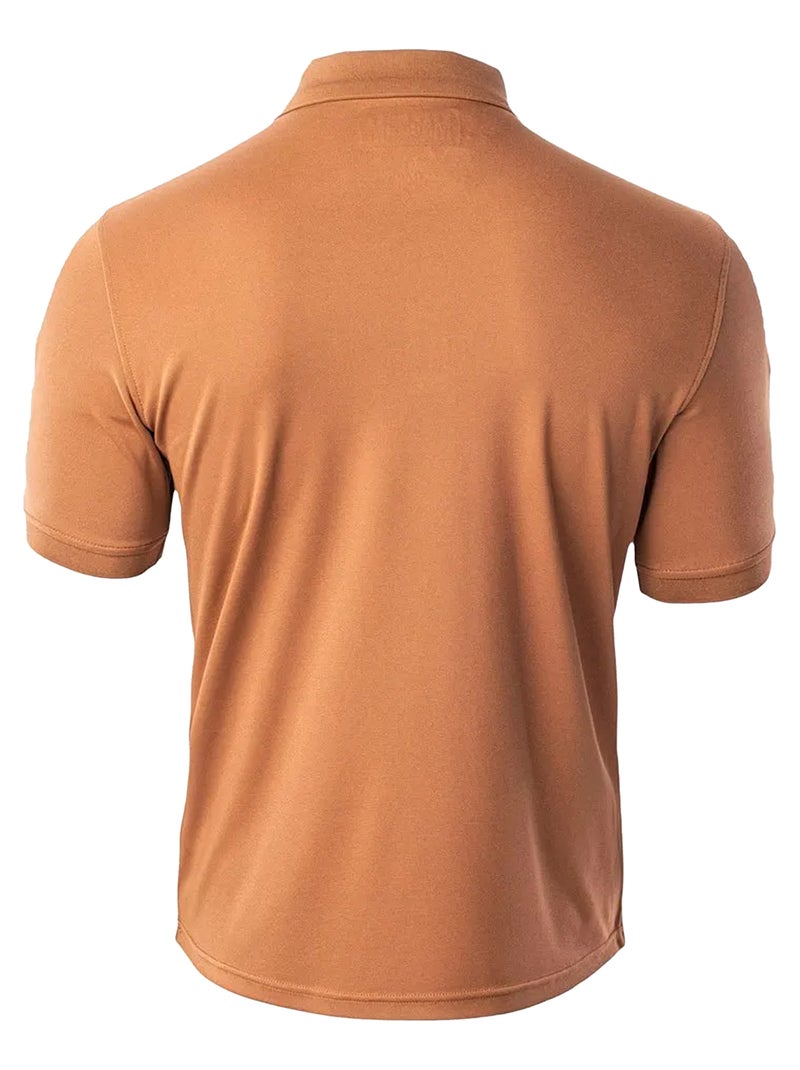 Polo manches courtes - magnum Marron clair - Kiabi