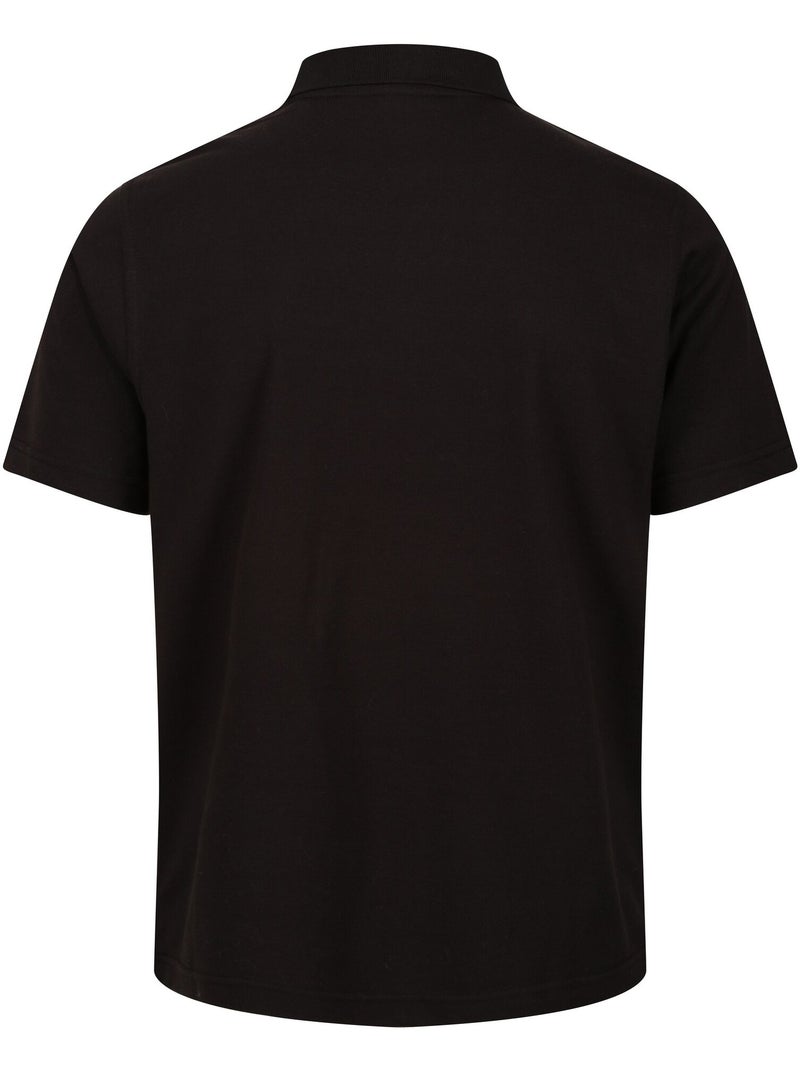 Polo manches courtes - regatta professional Noir - Kiabi