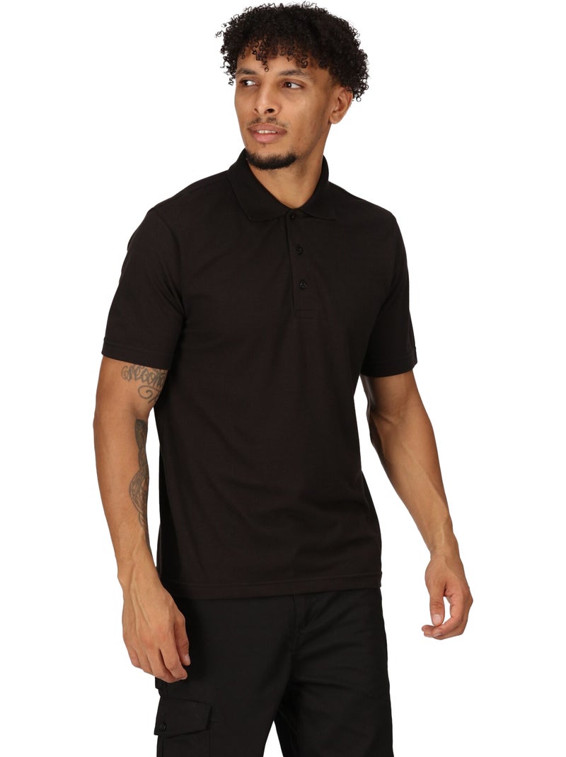 Polo manches courtes - regatta professional Noir - Kiabi