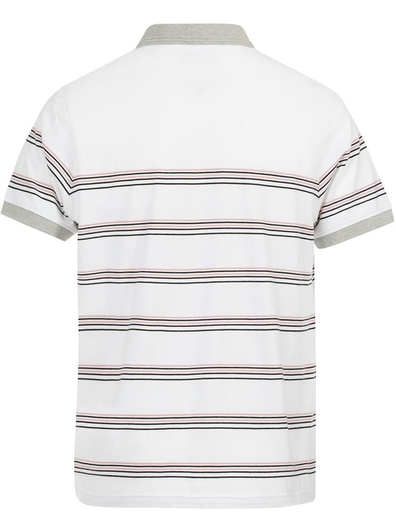 Polo manches courtes - Terre de Marins Blanc - Kiabi