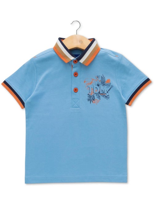 Polo manches courtes - terre de marins - Kiabi