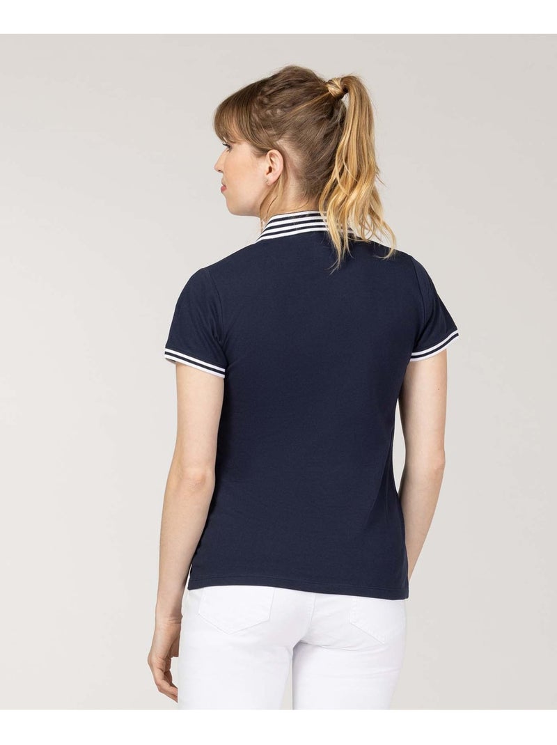 Polo manches courtes - terre de marins Bleu marine - Kiabi