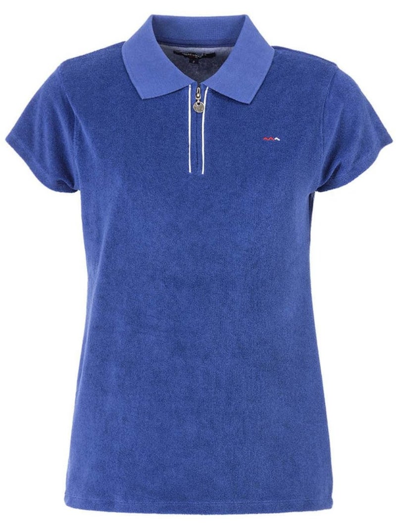 Polo manches courtes - terre de marins Bleu roi - Kiabi