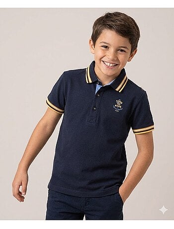 Polo manches courtes 100% coton - Terre de Marins