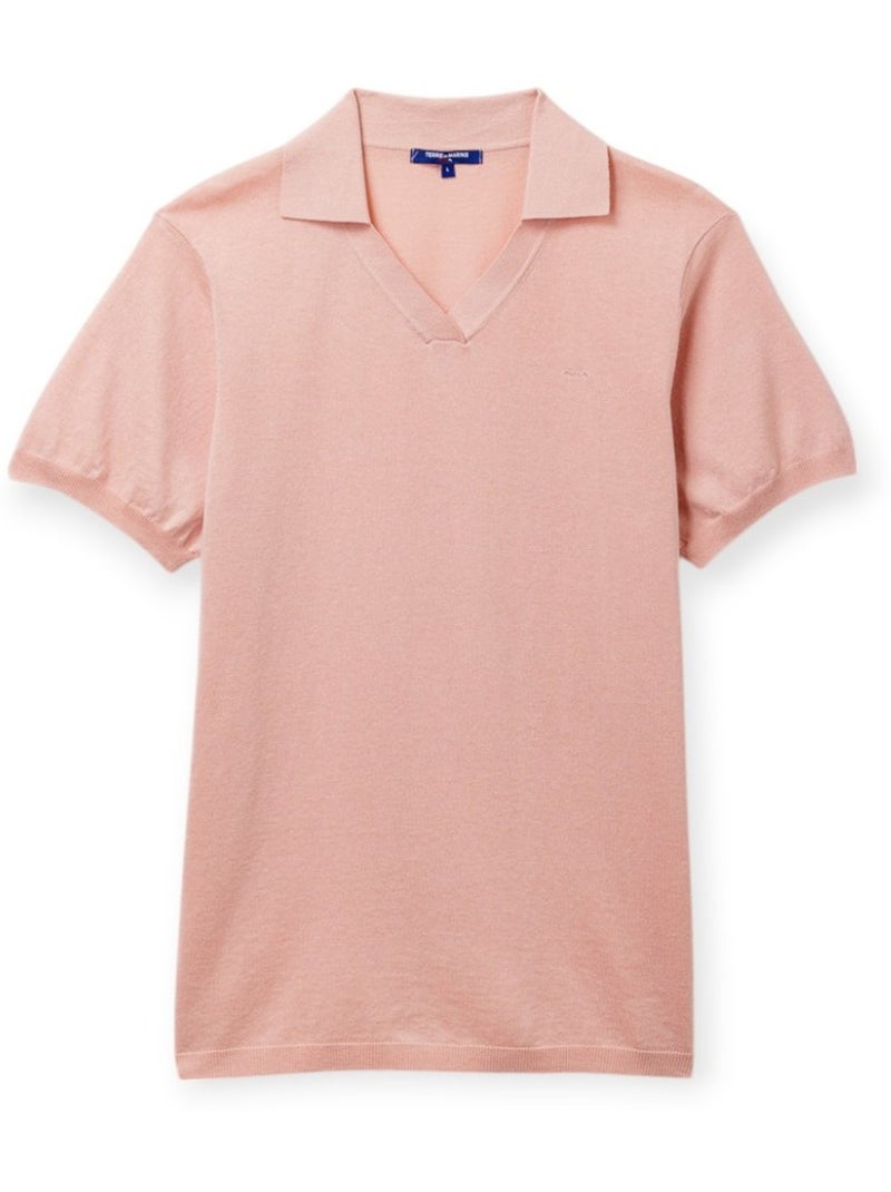 Polo manches courtes - Terre de Marins Rose - Kiabi