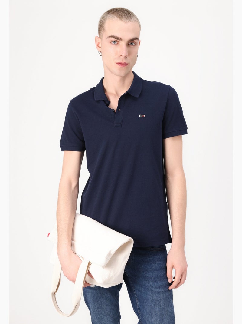 Polo manches courtes - Tommy jeans Bleu - Kiabi