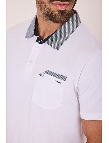 Polo manches courtes 100% coton - terre de marins