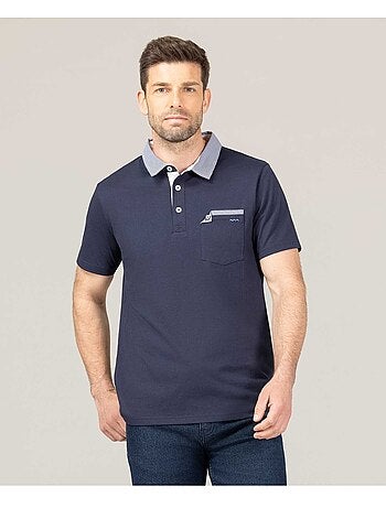 Polo manches courtes 100% coton - terre de marins