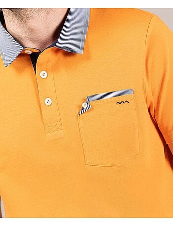 Polo manches courtes 100% coton - terre de marins