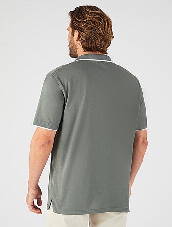 Polo manches courtes à col zippé Climatyl - Damart