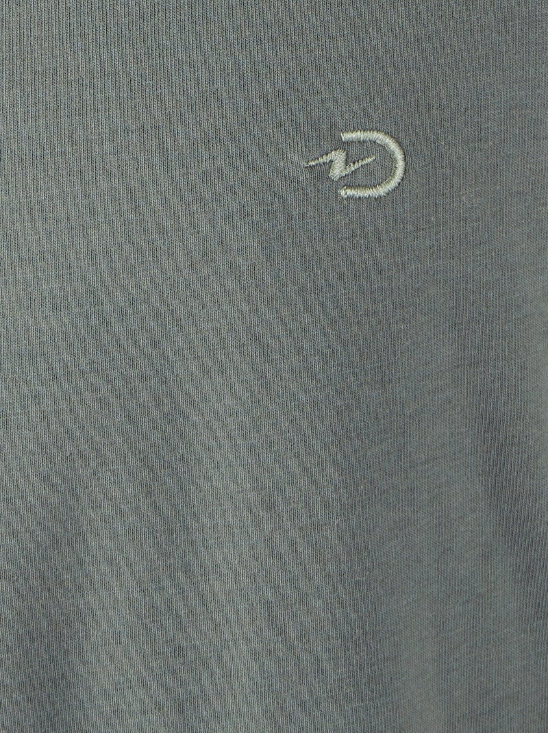 Polo manches courtes à col zippé Climatyl - Damart Vert - Kiabi