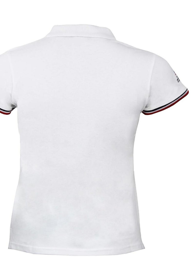 Polo manches courtes   ABECA - PEAK MOUNTAIN Blanc - Kiabi